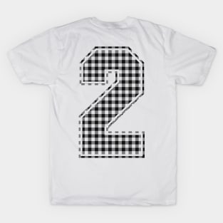 Plaid Number - 2 - Dark T-Shirt